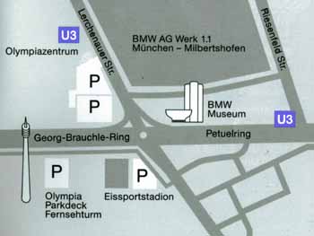 EMan's Travels - Map to the Porsche Museum in Zuffenhausen